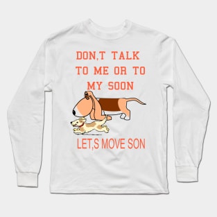 FUNNY DOG AND SON Long Sleeve T-Shirt